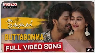 #AlaVaikunthapurramuloo - ButtaBomma Full Video Song (4K) | Allu Arjun | Thaman S | Armaan Malik