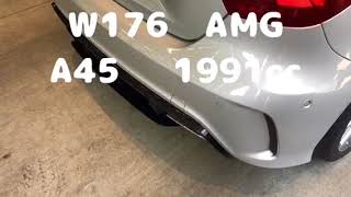 W204 AMG C63 \u0026  W176 AMG A45 始動音の比較