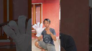 CARA MUDAH MEMBUAT SARUNG TANGAN DARI PLASTIK #diy #karyajangyaya #trending #viralvideo #shorts