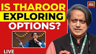 LIVE: Shashi Tharoor Joining BJP? | Congress-Tharoor Conundrum Explodes, Rift Threatens Party Unity