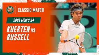 Kuerten vs Russell 2001 Men's round 4 | Roland-Garros Classic Match
