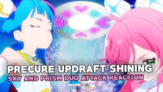 PRECURE UPDRAFT SHINING - Cure Sky \u0026 Prism Duo Attack Reaction!