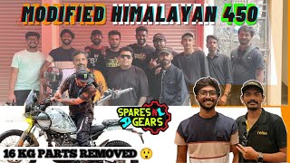 MODIFIED HIMALAYAN 450 ❤️👌| 17 KG PARTS REMOVED😮 | REVIEW IN KANNADA ❤️|