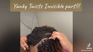 Yanky Twists Invisible Part yessss an invisible part tutorial!!!!