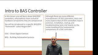 Building Automation Systems Lesson 7 - BAS 101 system training simulator - Controller & Programming