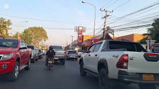 Traffic in Vientiane Laos