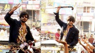 Sandeep Kishan Visits Adoni theater | A1 Express Movie Coverage in Adoni | Film Jalsa