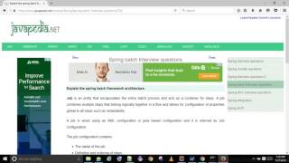Explain the spring batch framework architecture. | javapedia.net
