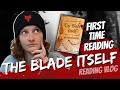 i read the blade itself for the first time... was it torture? // first law trilogy reading vlog