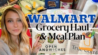 Walmart Haul | Weekly Grocery Haul and Meal Plan | Frugal Living