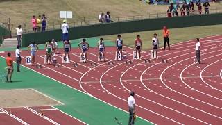 平成30年度福井県高等学校春季総合体育大会陸上競技会　男子100ｍ準決勝3組