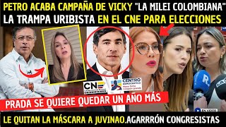 PETRO ACABA CAMPAÑA DE VICKY.OJO CNE PREPARA TRAMP4.SE DESTAPA JUVINAO.AG4RRÓN CONGRESISTAS SAB0TEAN