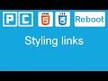 HTML5 and CSS3 beginners tutorial 27 - styling links
