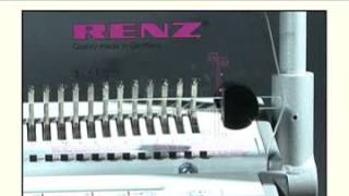 Presco Wire Binders Renz SRW 360 Comfort Demo