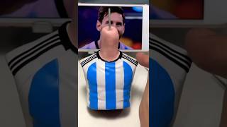 Leo Messi made from polymer clay | PART2 #shorts #messi #viral