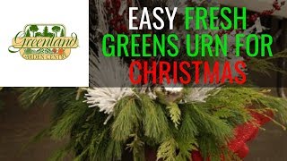 Creating a Fresh Greens Urn