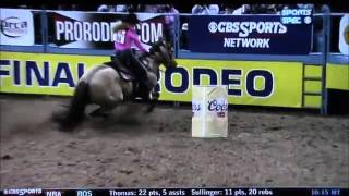 2015 NFR BARREL RACING ROUND 5