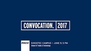 NSCC Kingstec Campus Convocation 2017