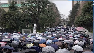 早稲田社会科学部の受験生がどれだけ多いかがわかるタイムラプス! 30分間圧縮