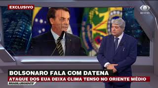 EXCLUSIVO: Bolsonaro analisa crise entre EUA e Irã após ataque