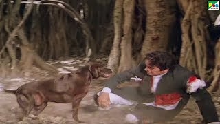 Moti (Dog) Kills Amrish Puri & Asrani - Teri Meherbaniyan Climax Scene 2 |Jackie Shroff, Amrish Puri