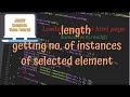 jQuery Tutorials #16 - using length propery to get the no of instances of selected element