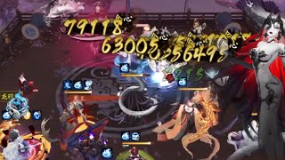 【Onmyoji】powered up shield destruction party【PvP】