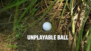 Rules of Golf Explained (2023): Unplayable Ball