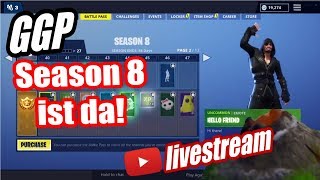 fortnite season 8 ist da season 8 neuer battle pass der vulkan - fortnite vulkan season 8