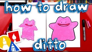 How To Draw Ditto Pokemon