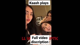 kaashplays Kaash instagram live masti with friends full video discription #kaash #kaashvi #shorts