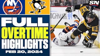New York Islanders at Pittsburgh Penguins | FULL Overtime Highlights - February 20, 2024