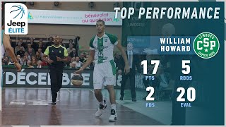 William Howard 17PTS vs Pau-Lacq-Orthez | Highlights Jeep® ÉLITE