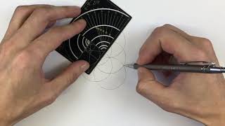 flower of life - Phi Ruler - Sketching with Golden Ratio