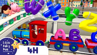 ABC Vehicles, 10 Little Dinosaurs | Four Hours of Little Baby Bum Nursery Rhymes and Songs