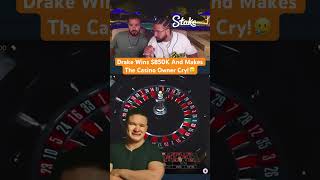 Drake Wins $850K And Makes The Casino Owner Cry! #drake #roulette #casino #maxwin #highroller