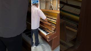 ピアノ修理の準備、解体をします #アップライトピアノ #piano