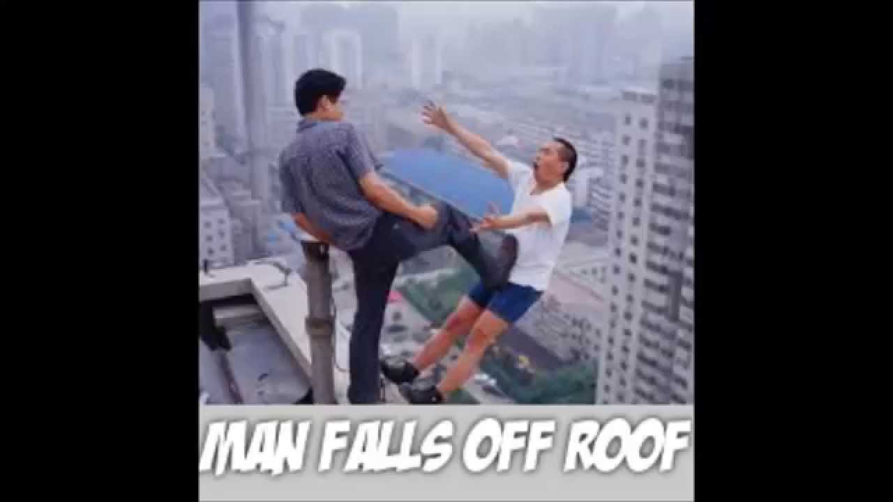 Man Falls Off Building Youtube