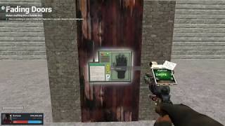 Fading Door Button Guide
