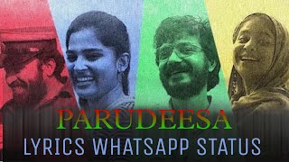 Parudeesa Song lyrics whatsapp status❤️Bheeshma Parvam | Mammookka | Sreenath Bhasi | Soubin