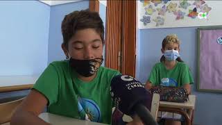 El enjambre sísmico llega a los colegios de La Palma | Telenoticias 1 (15-09-2021)