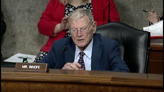 Inhofe Gives Opening Statement at SASC Hearing