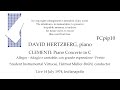 CLEMENTI:  Piano Concerto in C  David HERTZBERG, piano,  Live 1974