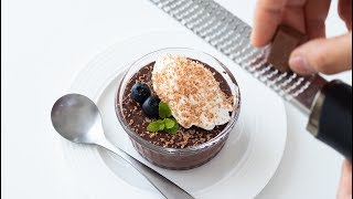 超濃厚!オーブンなしで作るチョコプリンのレシピ Eggless chocolate pudding(GF)｜HidaMari Cooking