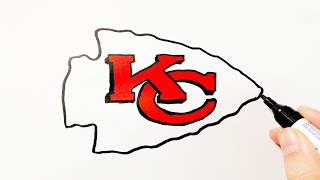 How to Draw the Kansas City Chiefs Logo