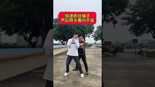 被人繩子鎖喉，教妳三秒破解#防身術 #中國功夫 #小龍教練#shorts