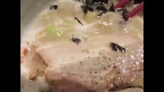 20160302某店試作牛骨ラーメン乳化バージョン