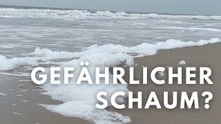 Wirklich Lebensgefahr durch Schaum in der Brandungszone auf Sylt?