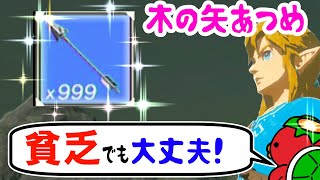 【かんたん無限増殖999本も】木の矢集め大体３パターン紹介　カッパと一緒に脱・木の矢不足　～ゼルダの伝説　ブレスオブザワイルド～