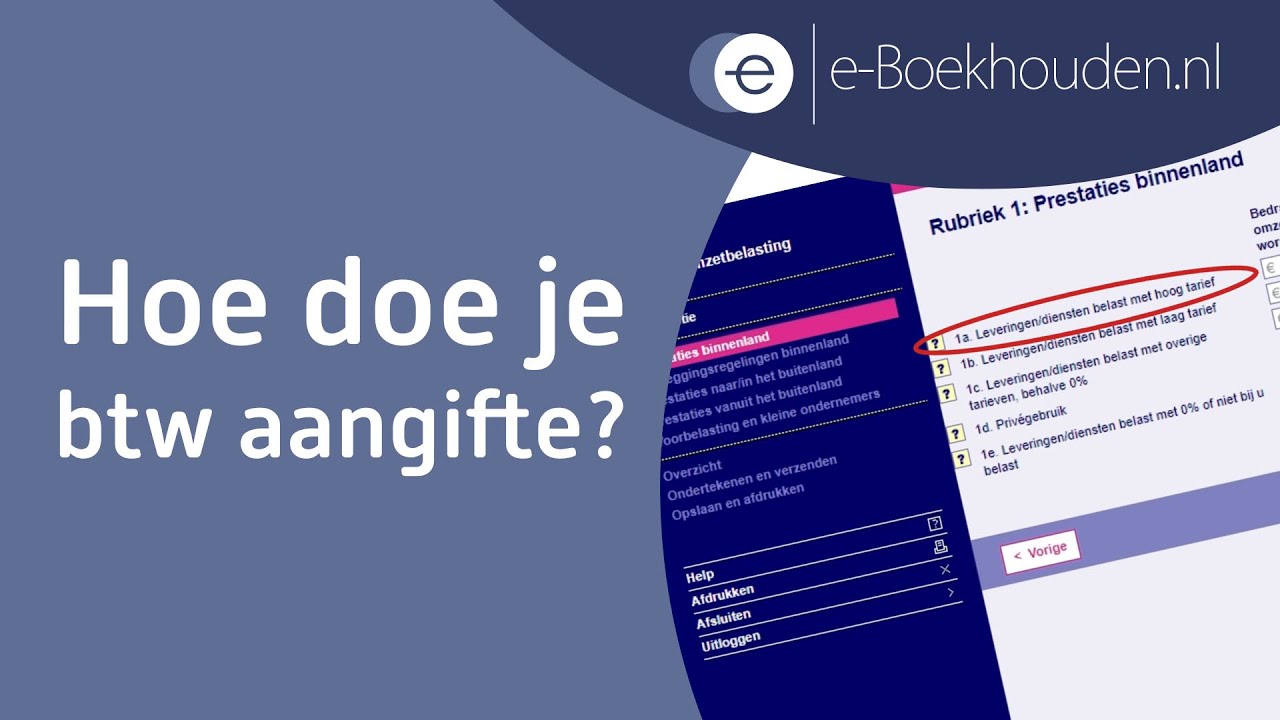 Voorbeeld Belastingaangifte 2020 / Formulier Aangifte ...